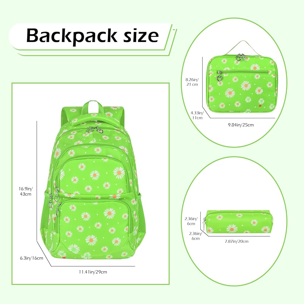Schoolrugzak voor meisjes, kinderen basisschooltassen studenten rugzakken lichtgewicht boekentas print tieners dagrugzak casual reizen laptop tas voor leeftijd 5-12 jaar, Roze Eenhoorn, L, Casual