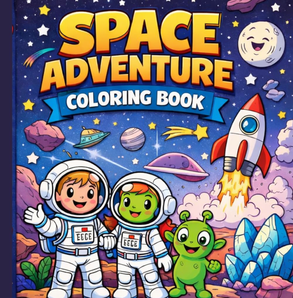 Cosmic Quest: A Space Adventure Coloring Book