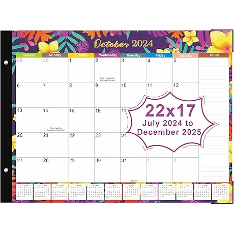 23-24 Desk Calendar: 18 Months of Organization and Planning