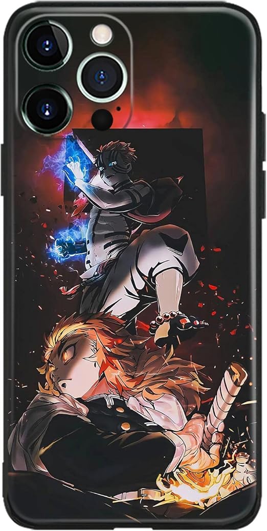 Amazon Com Anime Demon Slayer Phone Case Iphone 13 Pro Demon Slayer Iphone 13 Pro Case Demon Slayer Kimetsu No Yaiba Anime Soft Silicone Phone Case Cover For Iphone 13 Pro 11 Iphone