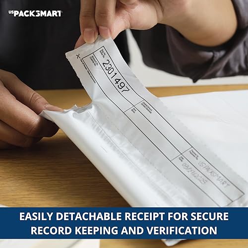 Miniatura 8 de USPACKSMART Bolsas de plástico opacas de 10 x 13 pulgadas  Depósitos bancarios seguros, manejo de efectivo o transporte seguro de divisas  Códigos