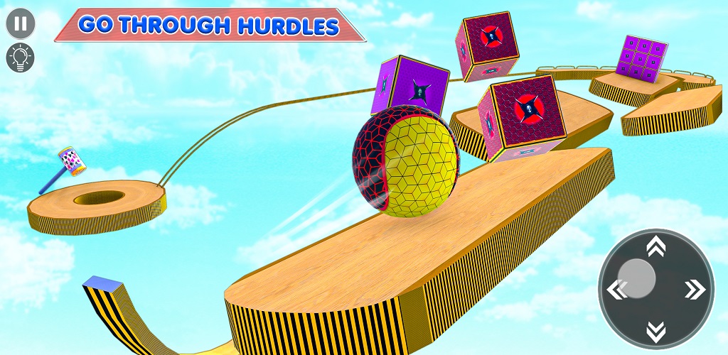 Sky Ball Rolling Race 3D Balls Jumping