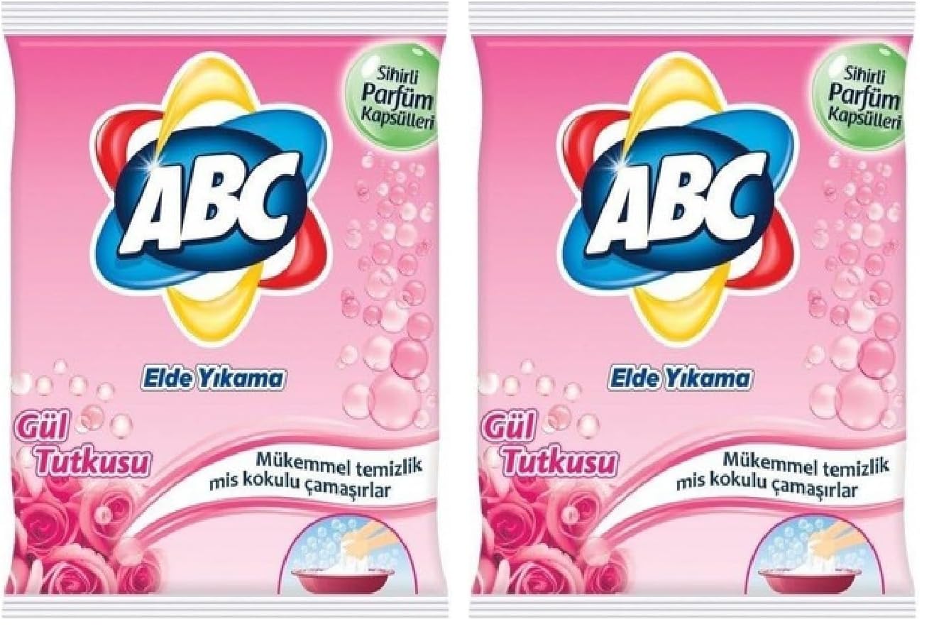 ABC Toz Deterjan 600 gr Gül 2li paket