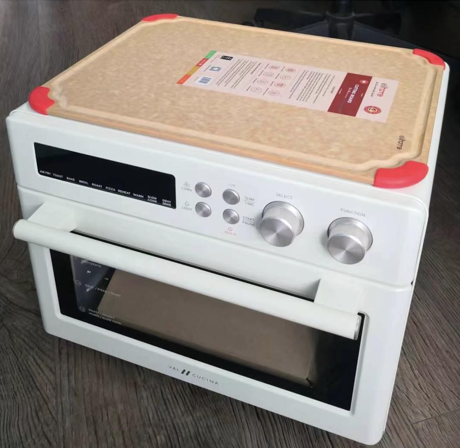 VAL CUCINAVAL BOARD Cutting Board, Compatible with VAL CUCINA Air Fryer Toaster Oven, Creates Storage Space, Protects Cabinets,