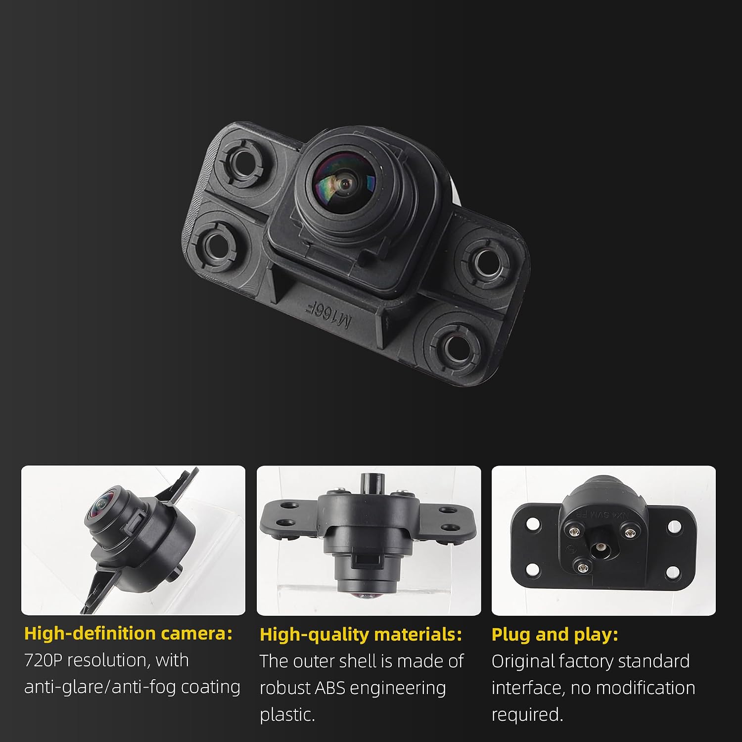 Dasbecan Front View Camera Compatible with Hyundai Tucson 2022-2024 Replaces Number 99250-N9500 99250N9500