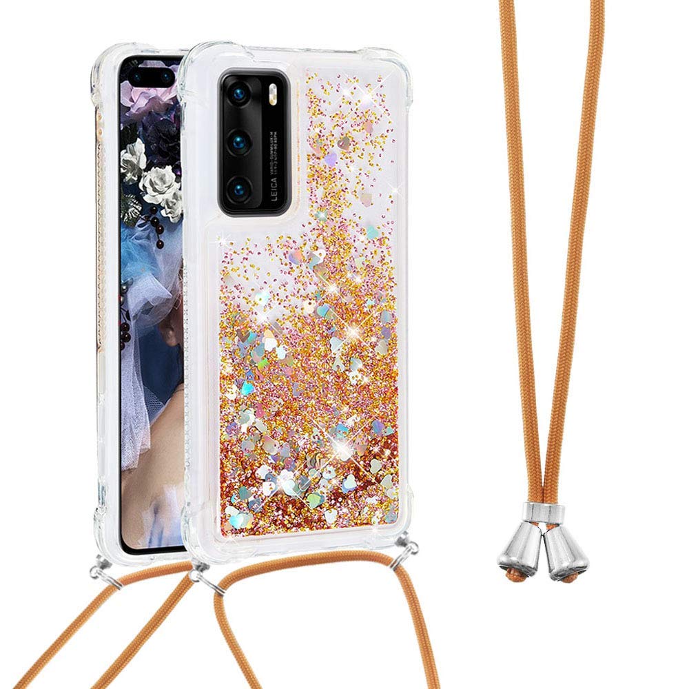 Custodia Girocollo Per Motorola Moto G9 Plus | Cover Trasparente In Silicone TPU Con Cordino Regolabile | Protezione Antiurto E Antifurto
