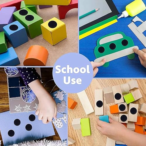 Miniatura 5 de LLPT 600 puntos de bucle, adhesivos resistentes de 34 pulgadas de diámetro, puntos adhesivos muy fuertes, impermeables, para arte, manualidades,