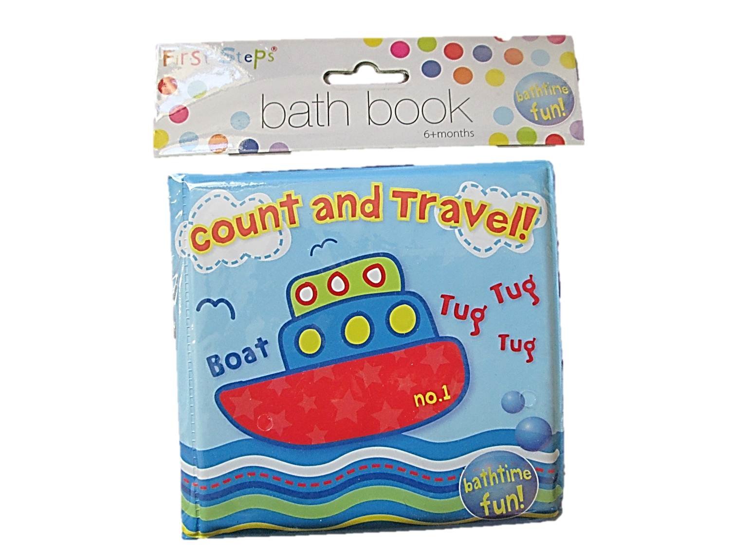 First Steps Baby Bath Book / Count & Travel / 6 Months+