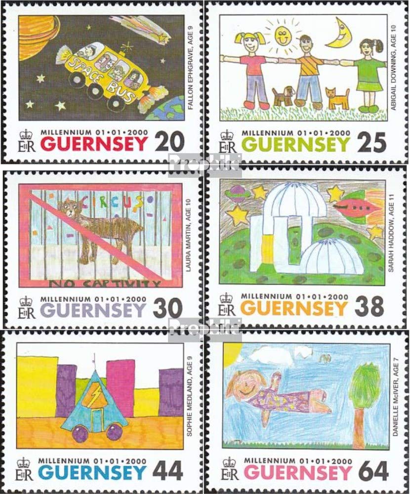 united kingdom - Guernsey 839-844 (complete.issue.) 2000 Millennium (Stamps for collectors)