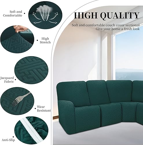 Miniatura 429 de Fundas 100% impermeables para sofá reclinable seccional, fundas para sofá reclinable en forma de L, funda para sofá seccional de esquina en forma de
