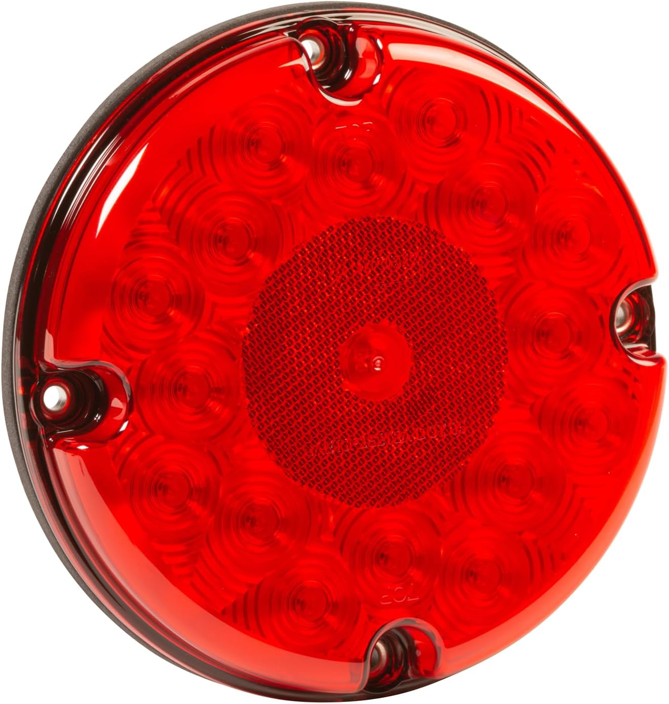 Grote 54702 6" Oval Led Stop Tail Turn Lights With Integrated Back Up, Integrated Hard Shell