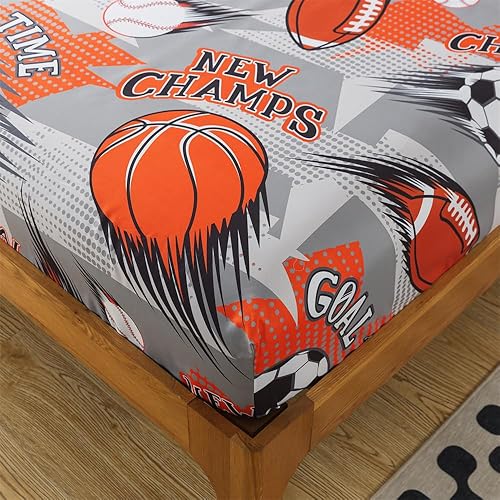 Miniatura 3 de qjmiaofang Juego de sábanas de sirena para niños, tamaño matrimonial, juego de ropa de cama de escamas de pez arcoíris de 3 piezas para niñas y