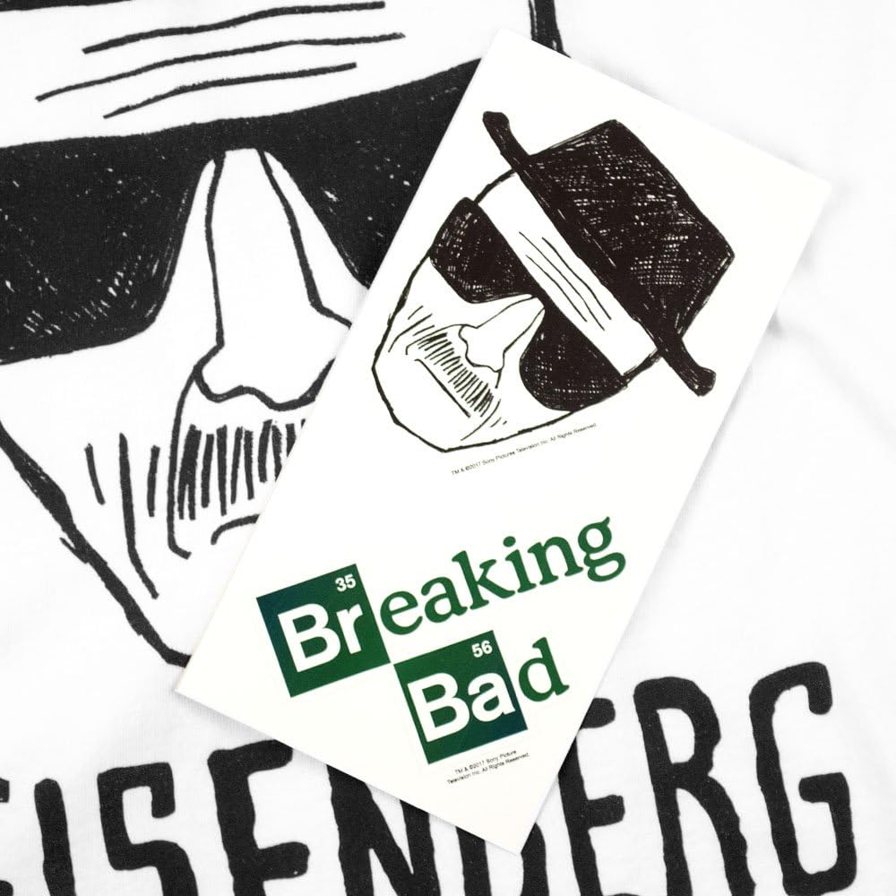 Miniatura 6 de Breaking Bad Heisenberg - Camiseta y pegatinas dibujadas a mano