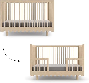 OEUF Moss Conversion Kit | Converts Moss Crib to Toddler Bed | Solid Birch & Baltic Birch Plywood | GREENGUARD Gold Certified | Non-Toxic Finish | Made in Europe