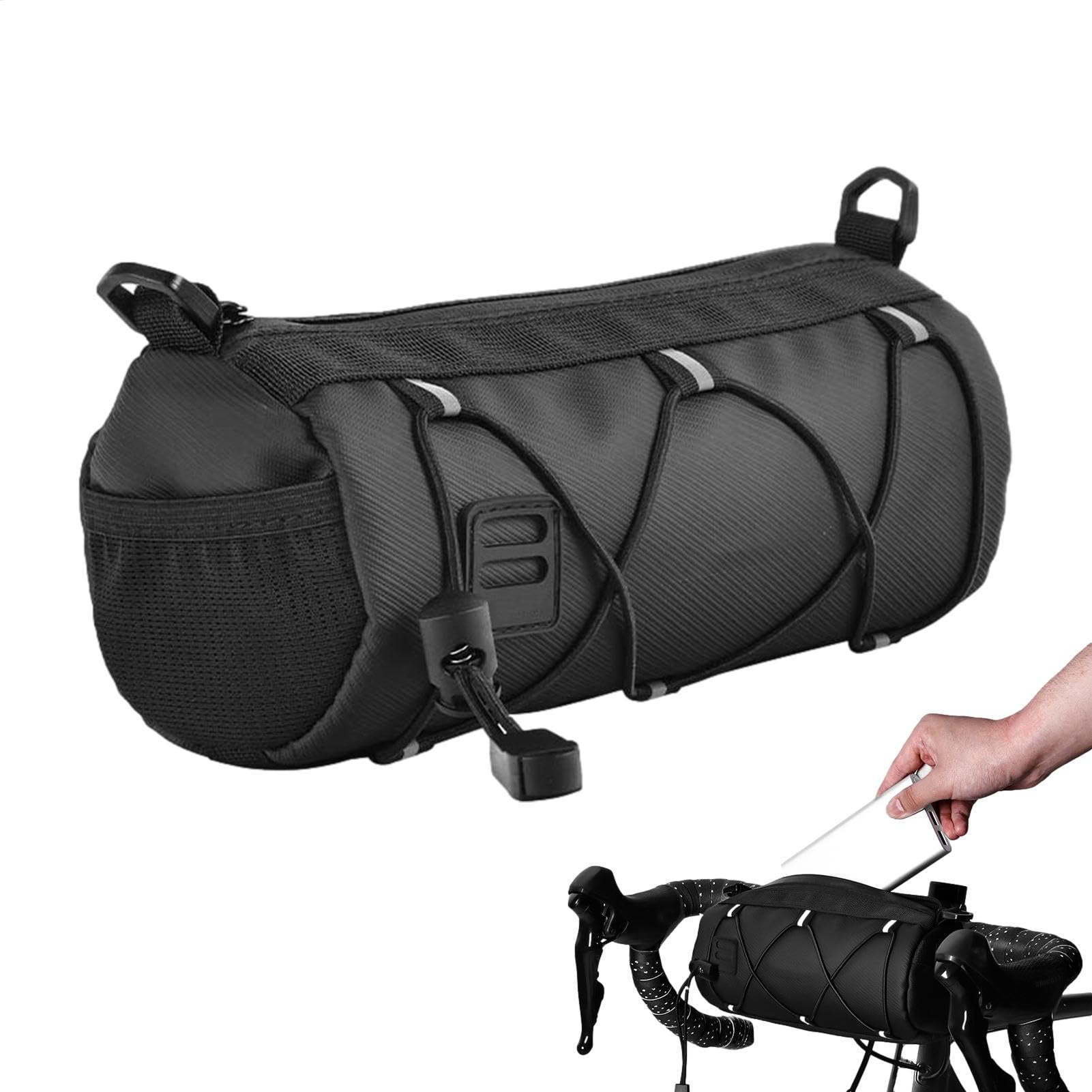 Bikes -Bag -Lenker, Bikes -Lenkerbeutel Tragbare wasserdichte Fahrräder | Fahrradbeutel mit großer Kapazität, Fahrradzubehör zum Radfahren, Outdoor -Sportarten