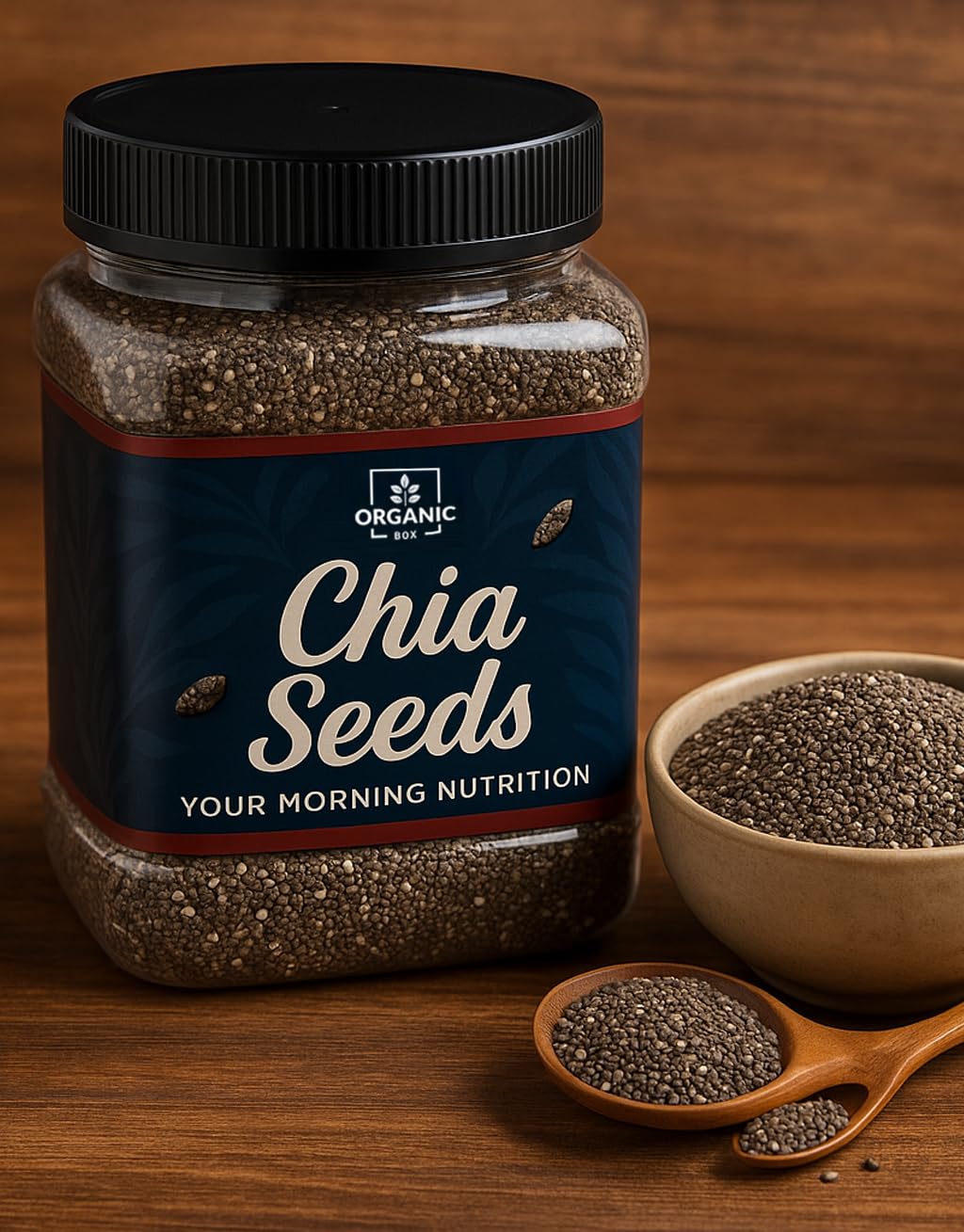 Buy Now Organic Box Raw Chia Seeds For Eating 1Kg (Jar Pack) Healthy... 4 Buy Now Organic Box Raw Chia Seeds For Eating 1Kg (Jar Pack) Healthy...