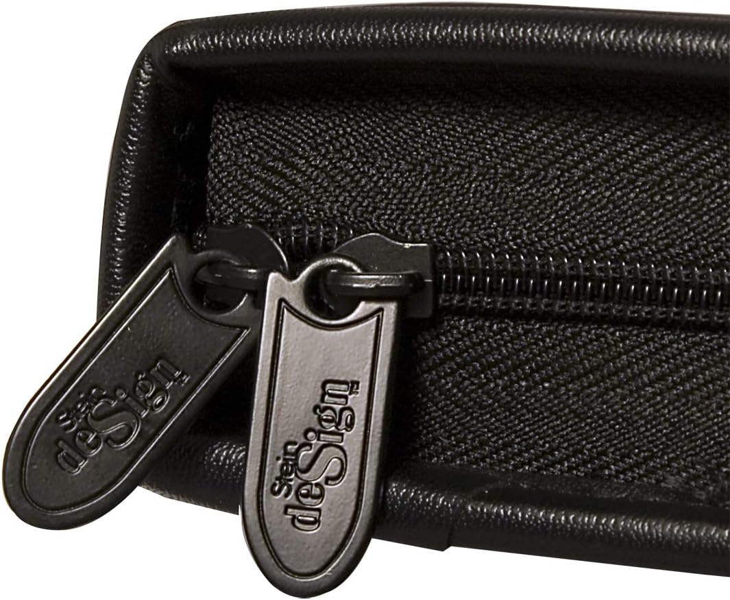 Picturesque Artist Presentation Case - Soft Padded Leather Multi-Ring Durable Travel Professional Art Carrying Archival Portfolio with 10 Display Sheets Included - 11" x 14"