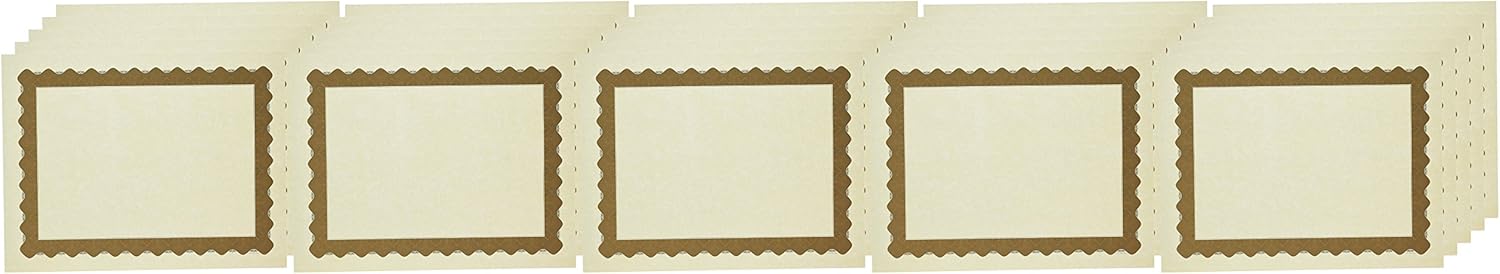 Great Papers! Metallic Gold Border Certificate, 8.5"x 11", 100 Count (934000) : Office Products