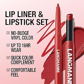 12Pcs Matte Lipstick + Lip Liner Pens Lip Combo Sets, Creamy Matte Lip Makeup Kit Long-Lasting Waterproof, Smudge-Proof Highly Pigmented Formula, Bold & Chic Shades Makeup Set (Bold Reds Collection)