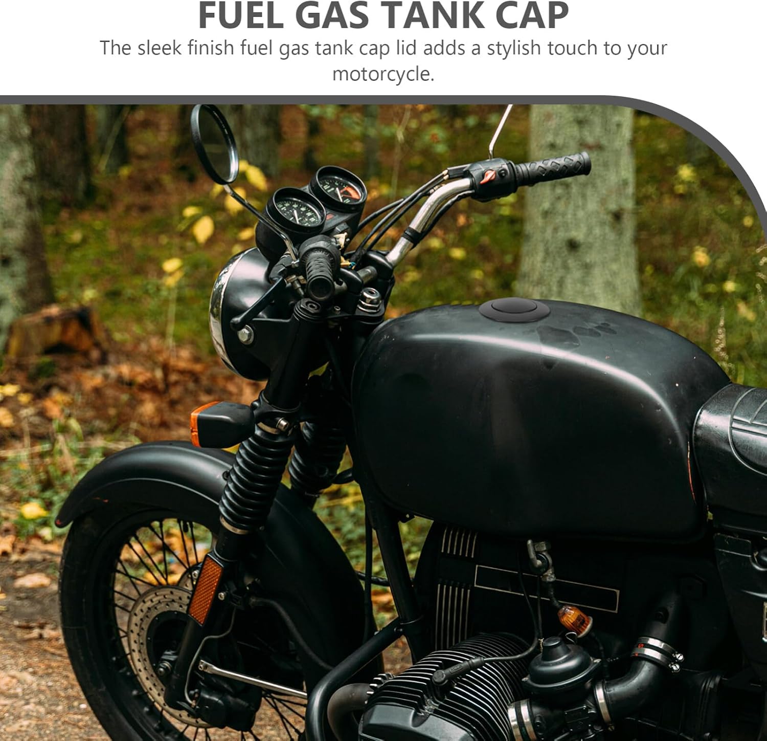 OUNONA Zapasowa Nasadka Motocyklowa Ze Stopu Aluminium Wciskana