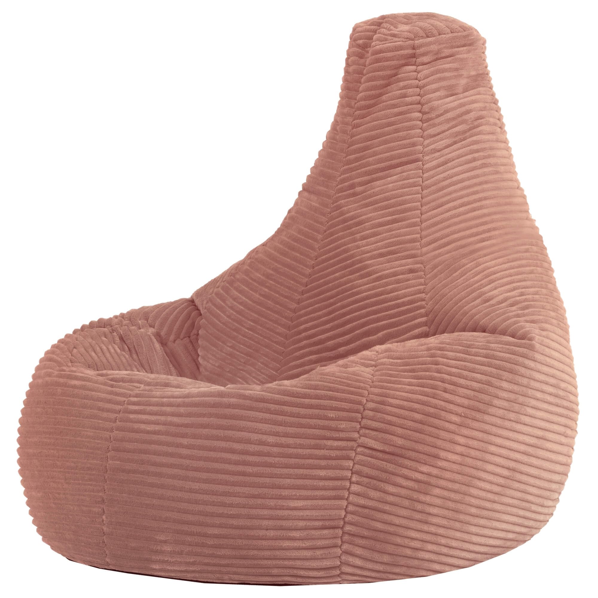 icon Kingston Zitzak Kind, Beige, Fleece Stof, Kinderfauteuil