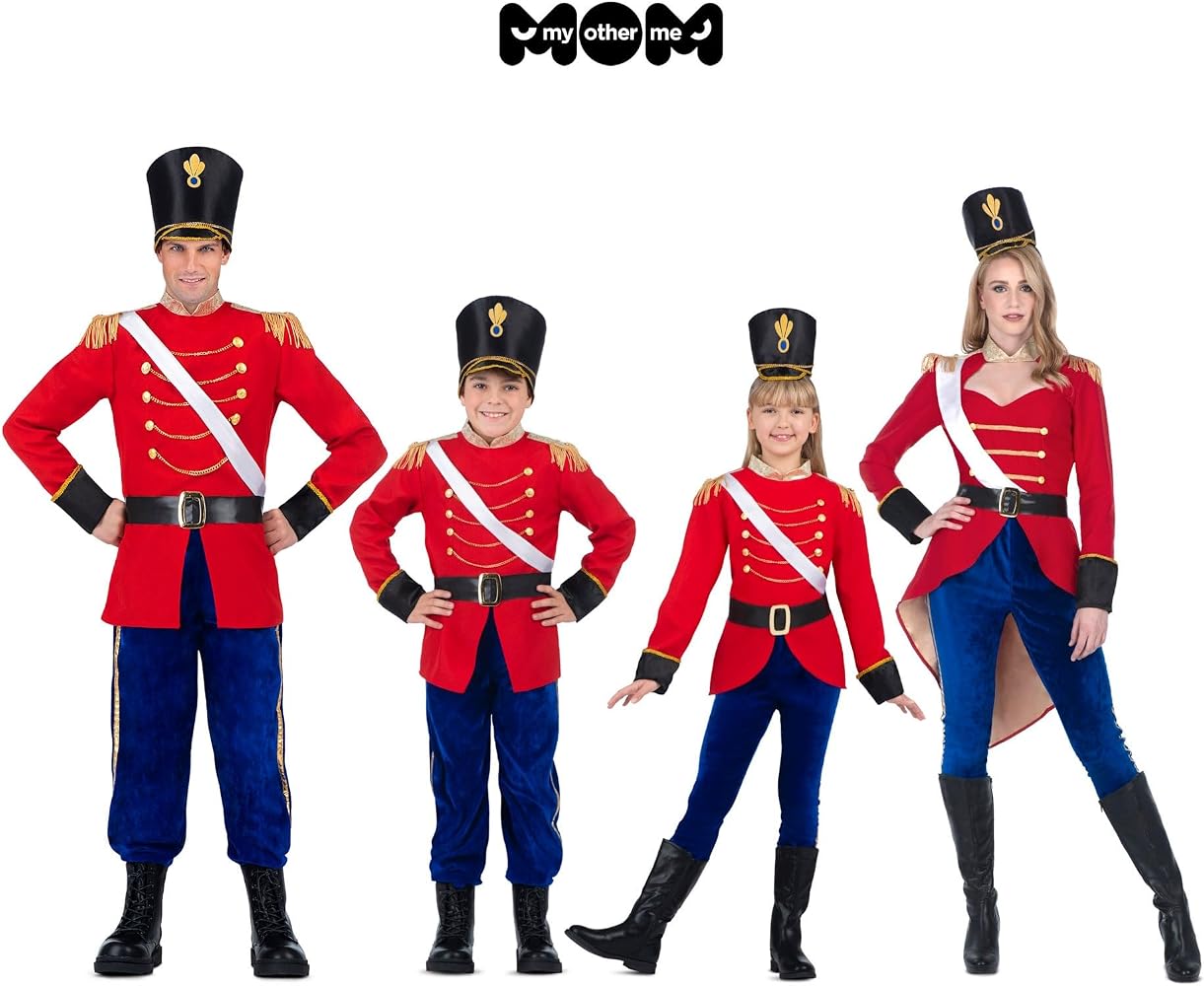 Disfraz Soldado Cascanueces Para Bebé - Mono Con Chaqueta Roja Y Sombrero