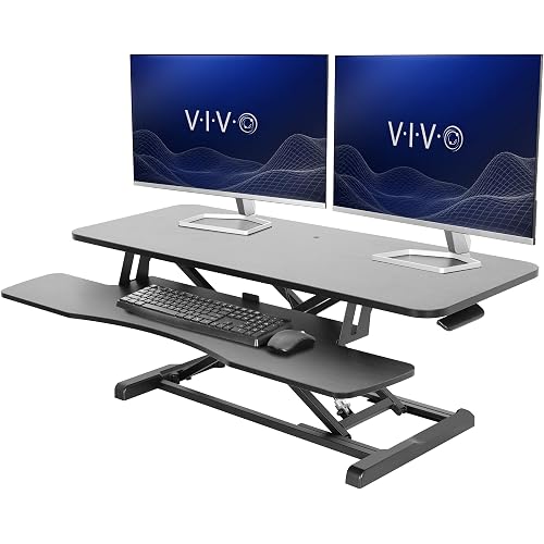 VIVO Black 42 in Standing Desk Converter, DESK-V042KB