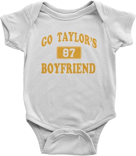 Expression Tees Go Taylor's Boyfriend Kansas City - Body infantil de una pieza y camiseta para niños pequeños
