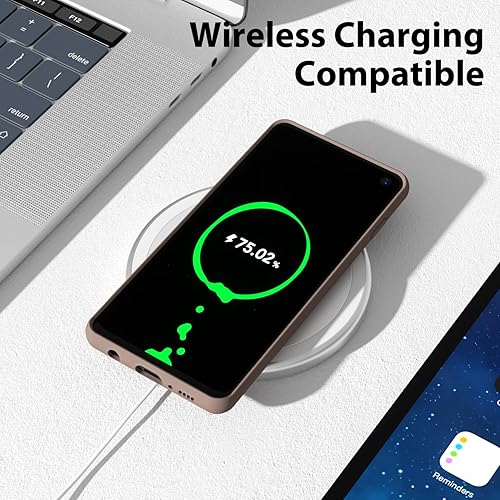 Miniatura 7 de oakxco Funda para teléfono Samsung Galaxy S10 Plus de silicona líquida, bonita funda delgada y delgada de goma suave de TPU para mujeres y niñas,