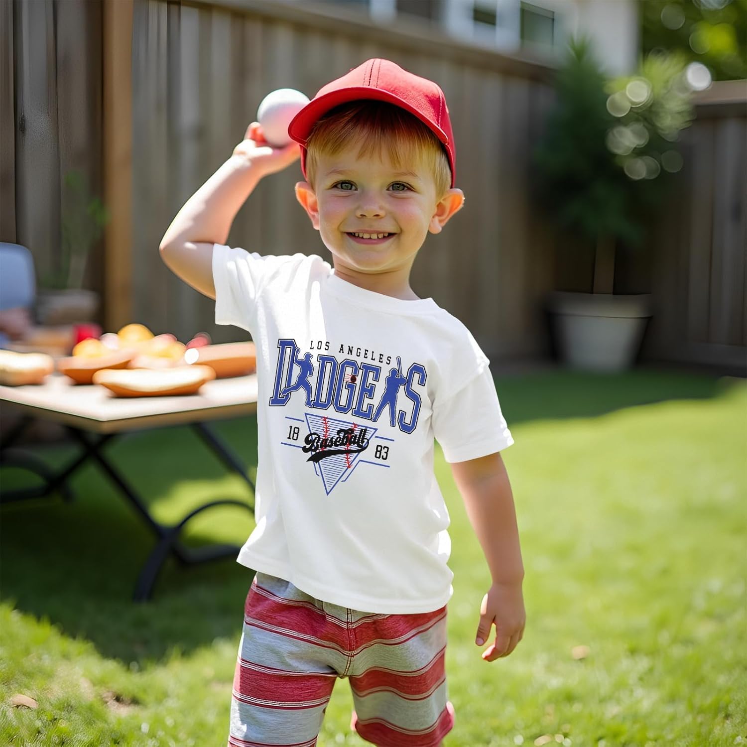 Toddler Baseball Shirt for Boys Girls Baseball Team Base Ball Fans Lover Outfit Kids Game Day Short Sleeve Tee Tops - Image 5
