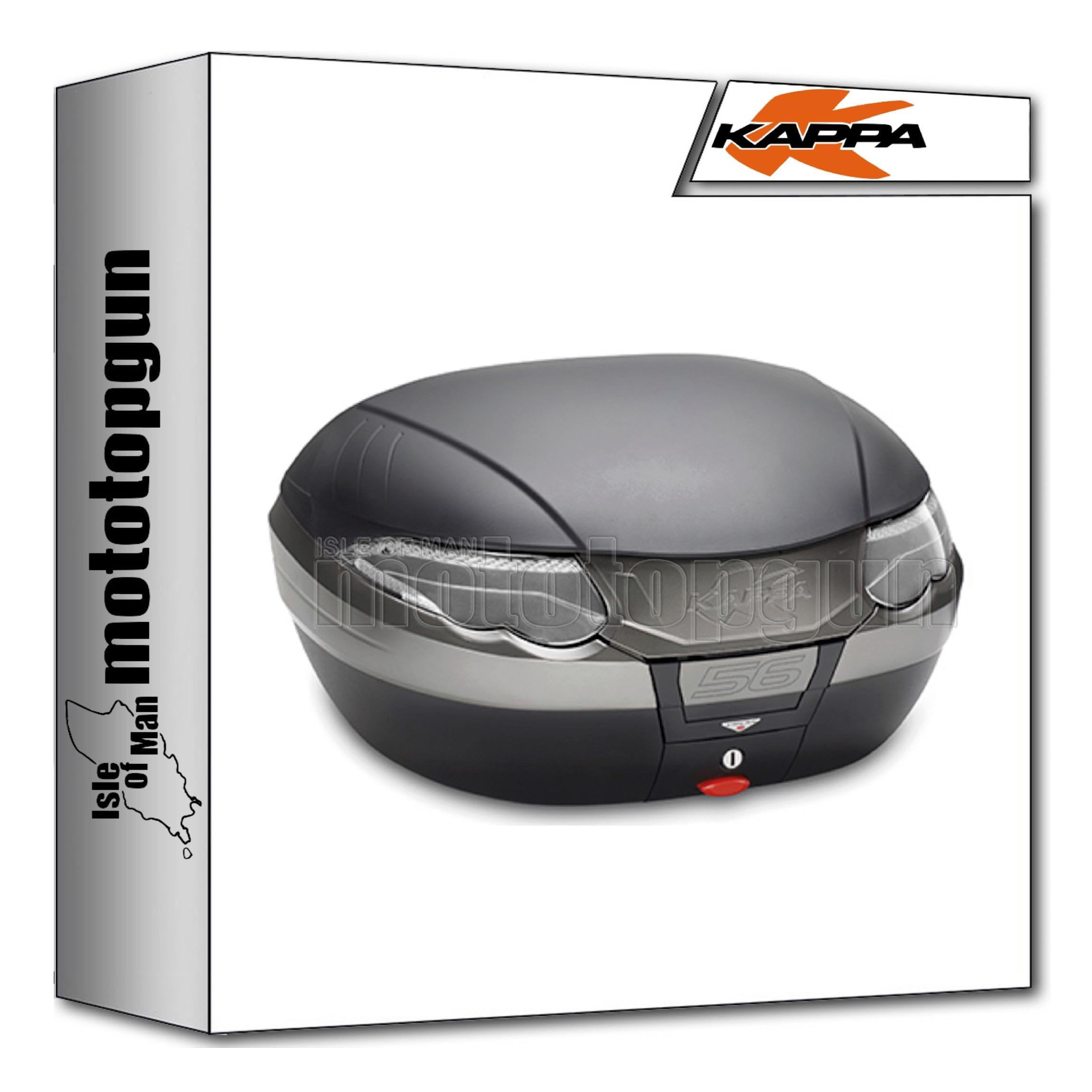 Top case Kappa K56NT 56L étanche avec support Monokey CB 650F