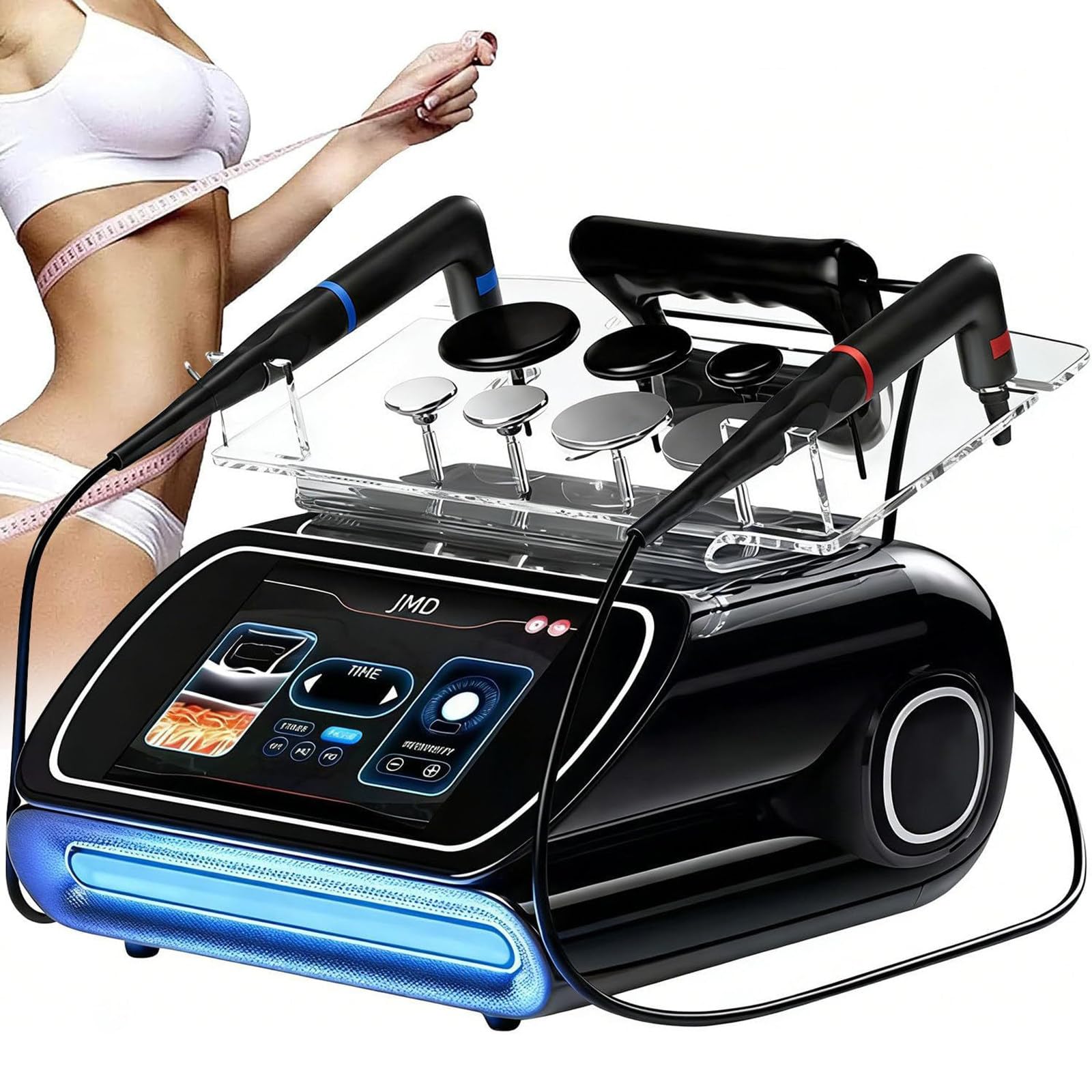 Macchina Gestione Dolore con Diatermia Fisioterapica Tecar Ret 448 Khz Cet, Macchina Tecar Intelligente per Fisioterapia, Sollievo dal Dolore Corporeo, Dimagrimento Corporeo/Lifting Viso