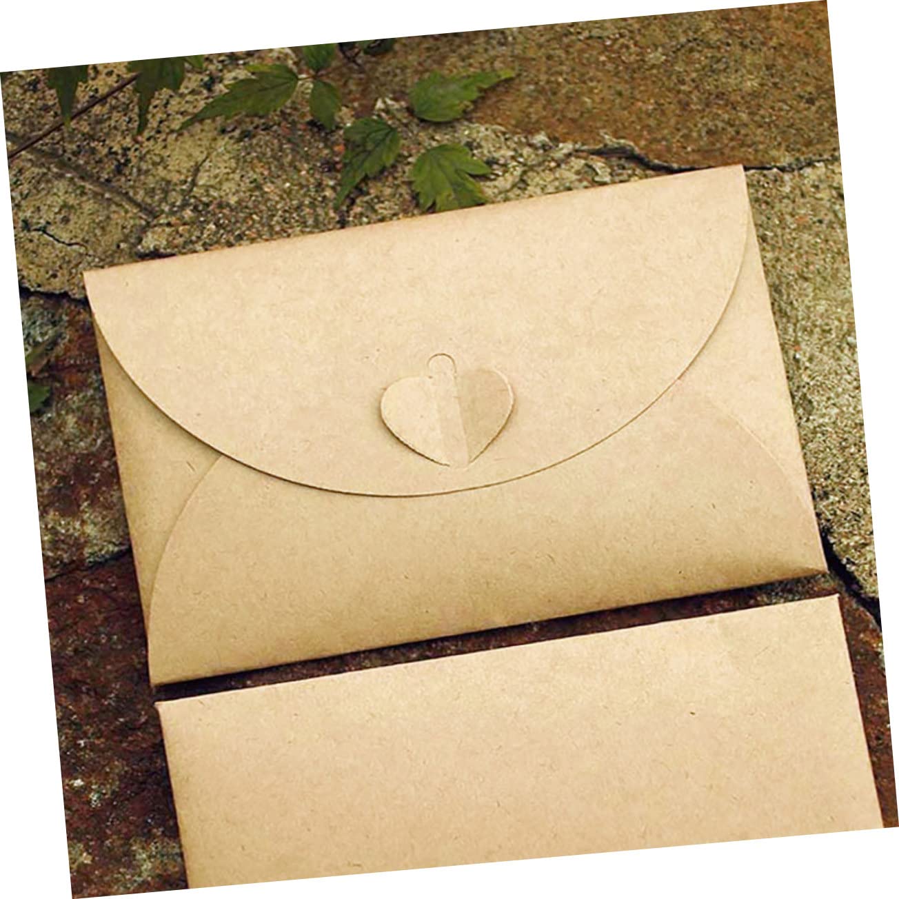 DOITOOL 100Pezzi Buste Carta Vintage con Chiusura per Te Buste Ecologiche e Biodegradabili per Regali e Conservazione