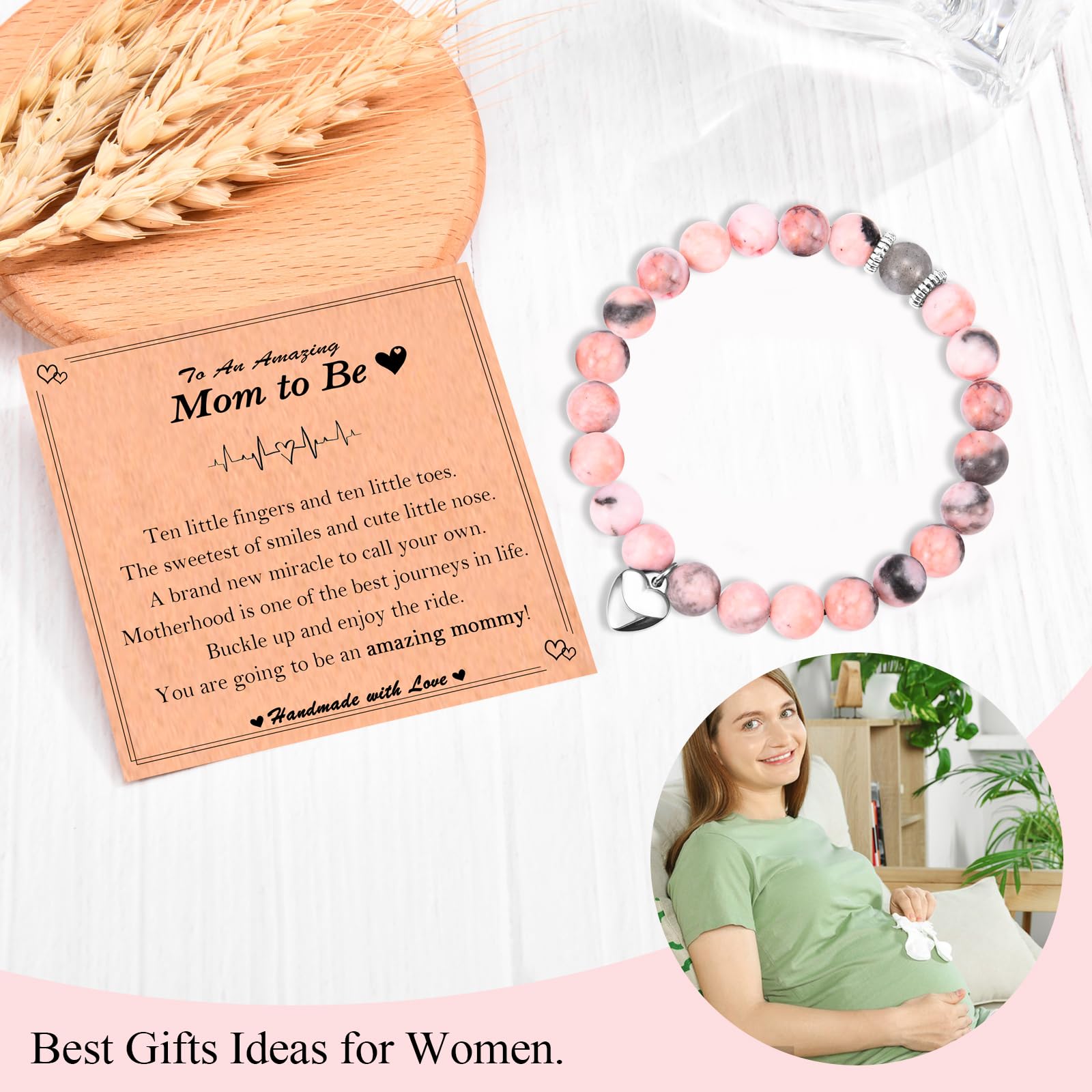 Gifts for Mom Wife Grandma New Mom to Be Bonus Mom Sister Dog Mom Aunt Stepmom Mother-in-Law Daughter Daughter-in-Law, Mothers Day Graduation Christmas Valentines Day Bracelet Gift for Women Her
