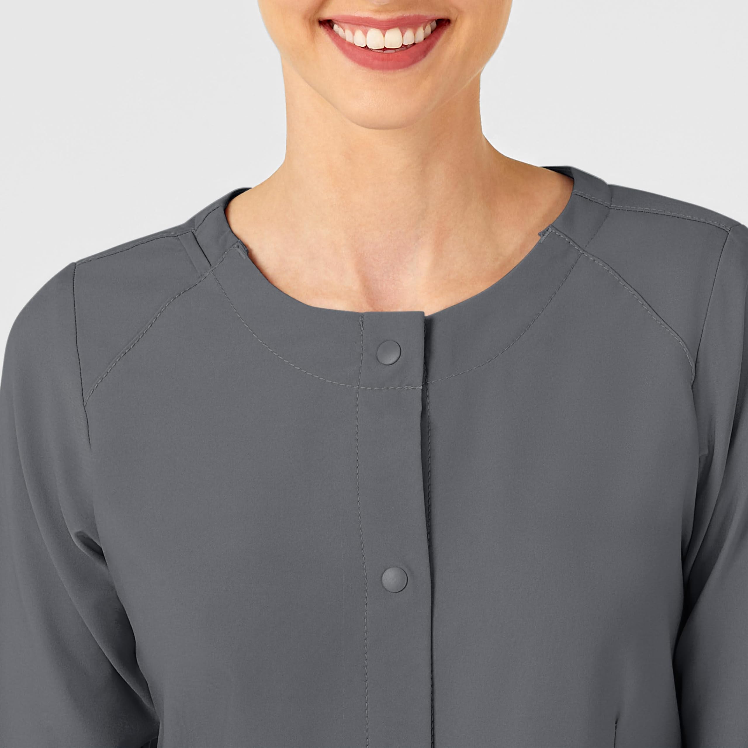 WonderWink Crew Neck Warm Up Jacket Giacca Sportiva Donna (Pacco da 1)