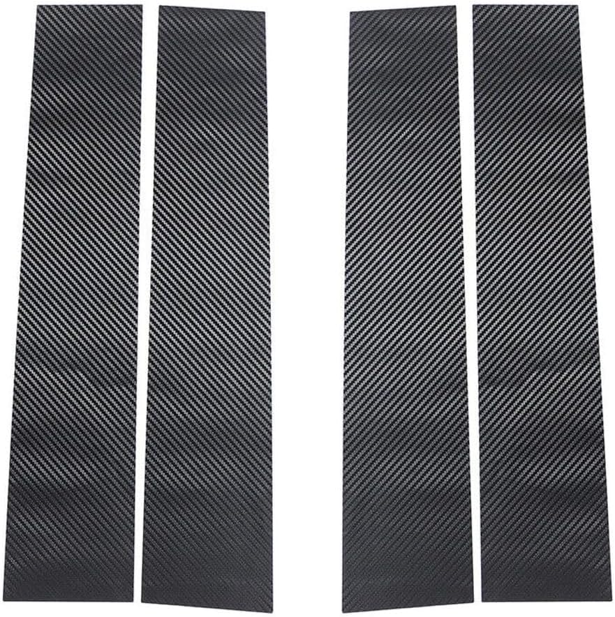Front Side Carbon Fiber Door Decal Pillar Window for Ford for F150 2009-2014 901-33817