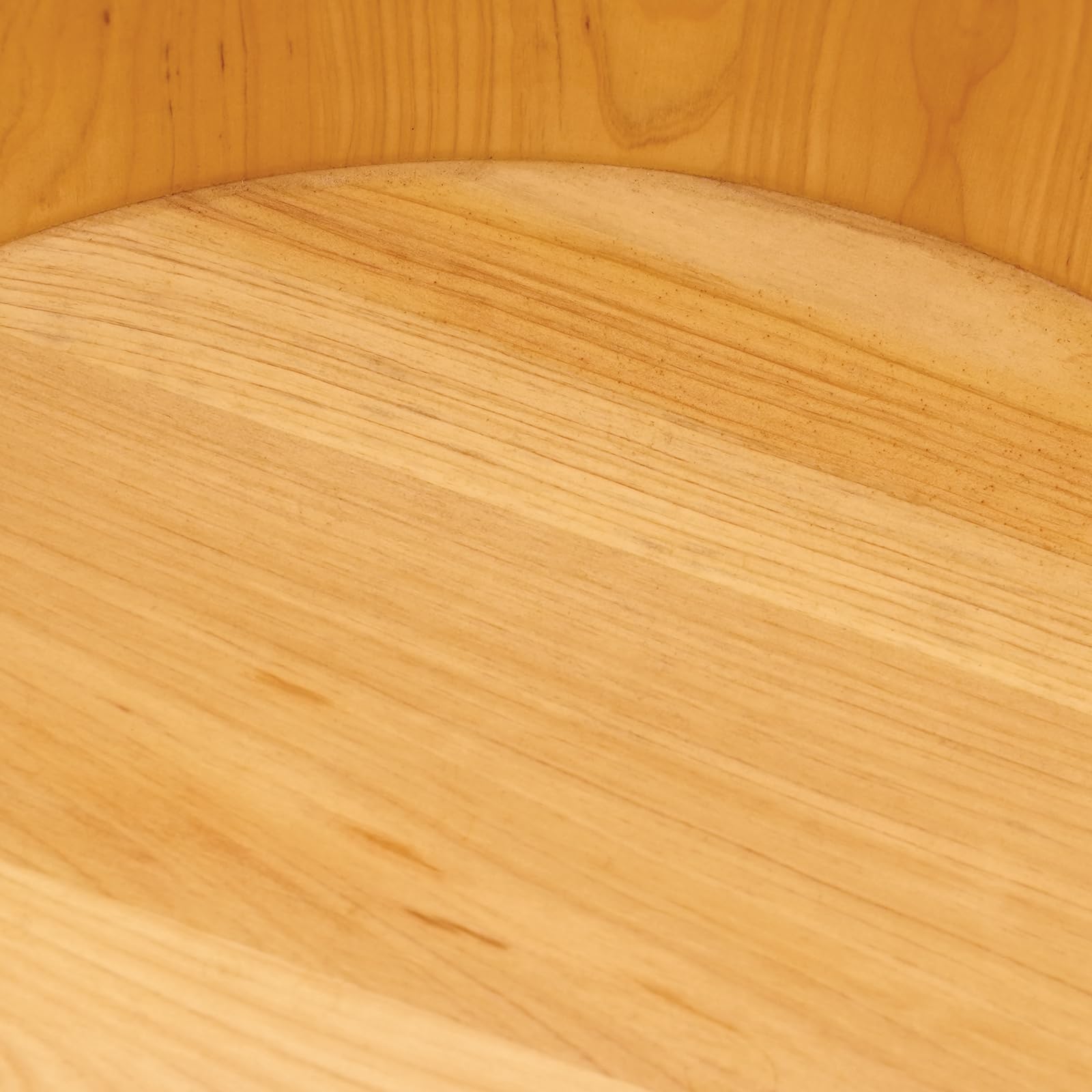 Bañera de pies de madera, 36,5 x 40 cm, cubo de sauna, cubo de madera con retención de calor, lavabo reutilizable para familias, baños de pies y sauna (36,5 x 40 cm)