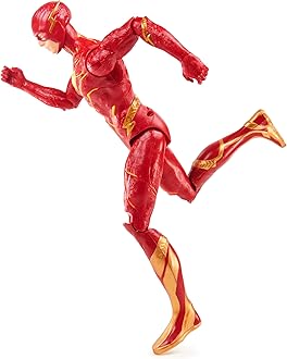 DC Comics, Speed Force The Flash 30.5-cm Action Figure, Lights and 20+ Sounds, The Flash Movie Collectible, Kids’ Toys for Boys and Girls Ages 4 and up
