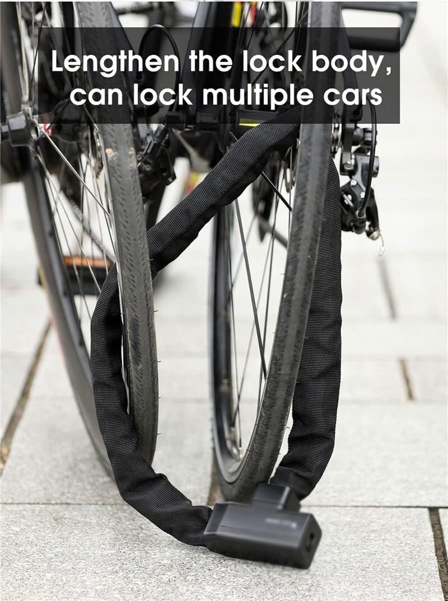 Anti-Theft Cable Lock,Bike Lock Alloy Steel Mountain Bike Accessories Motorcycle Electric Bike Chain Lock Anti-Theft Lock
