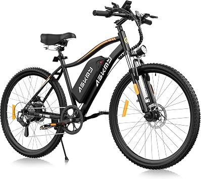 REOCRO Electric Mountain Bike for Adults, 26" E-Bike with 750W Peak, 48V Removable Battery, 45+ Miles PAS Range, 25MPH, 7 Speed, Commuter Ebike for Daily Ride, Electric Bicycle for Teens