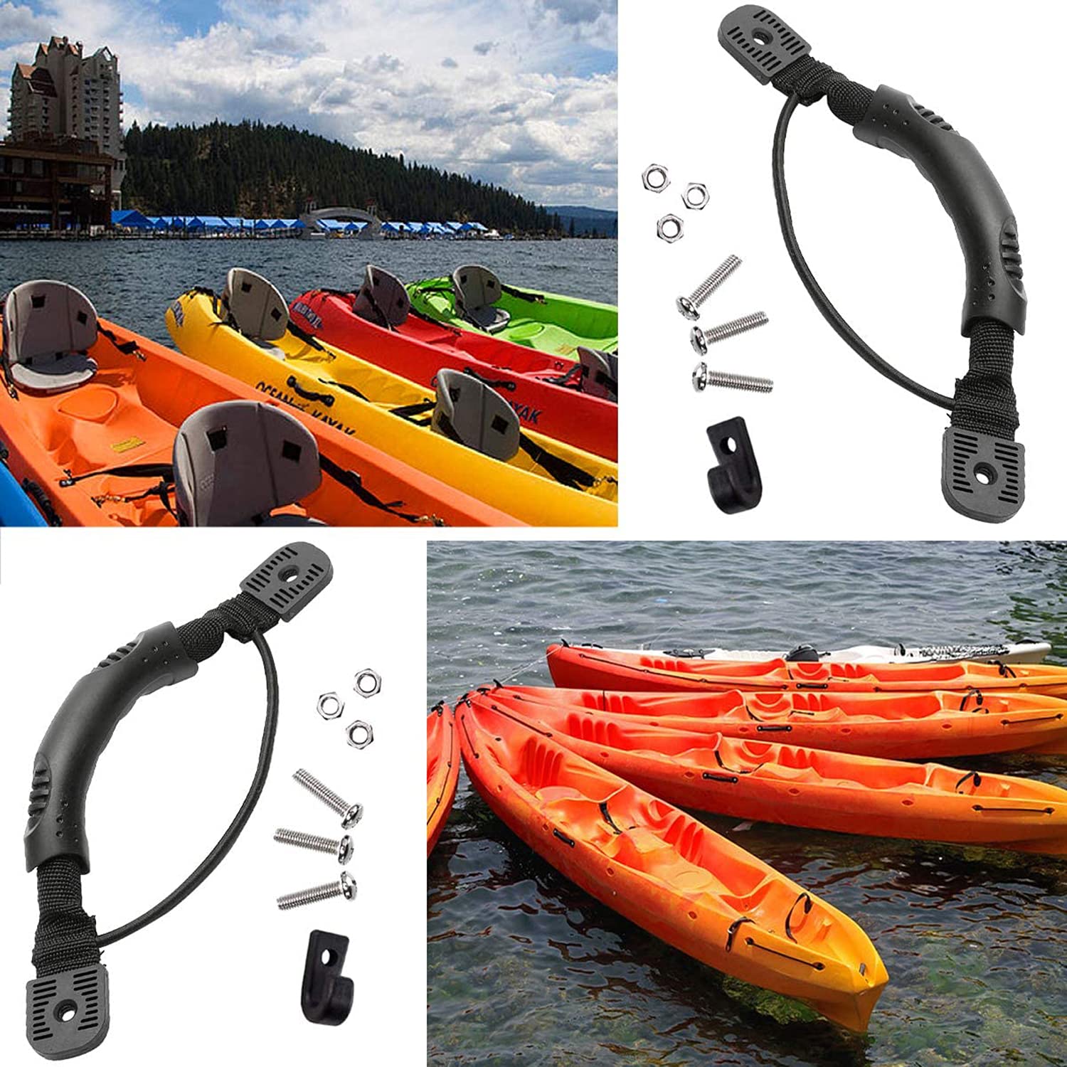 DELFINO Canoe Boat Side Mount Carry Handle, Kayak Handle Carry Handles