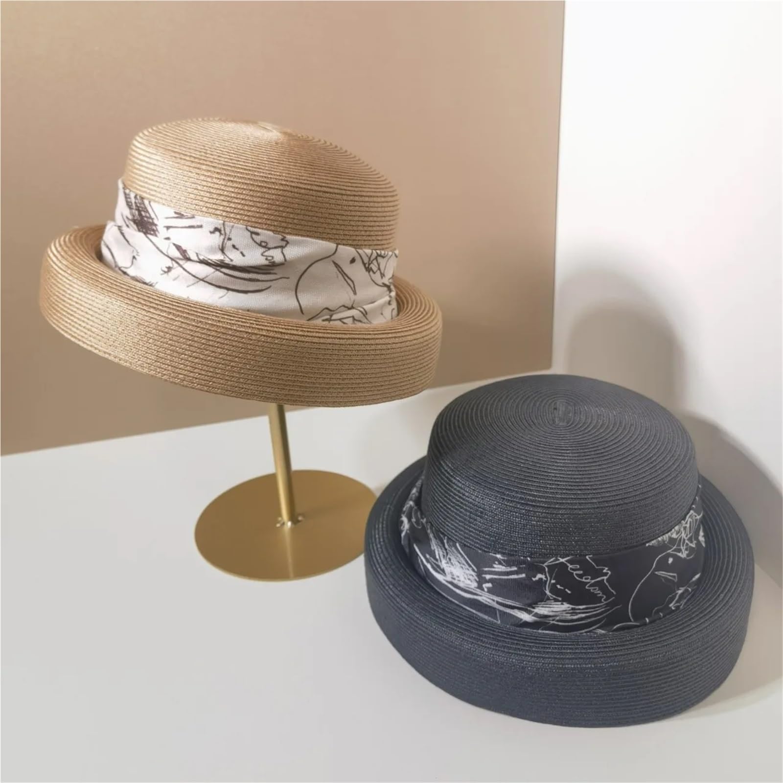 Sombrero Mujer Sombreros de Paja de Verano for Mujer, Viseras for Exteriores, Sombreros de Cubo, Sombrero de Playa, Sombrero de Lavabo, Gorra.