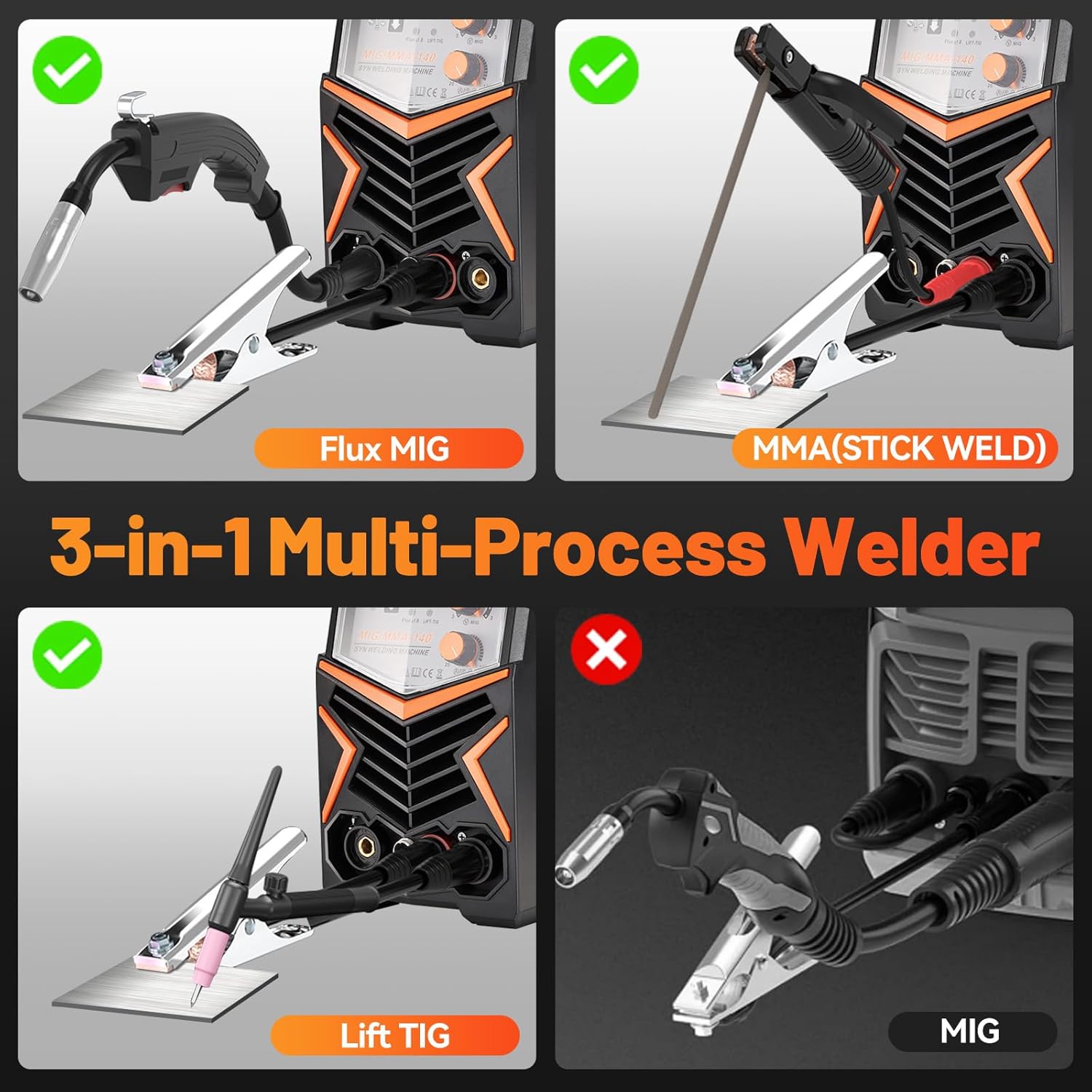 3-in-1 Multi-Process Welder