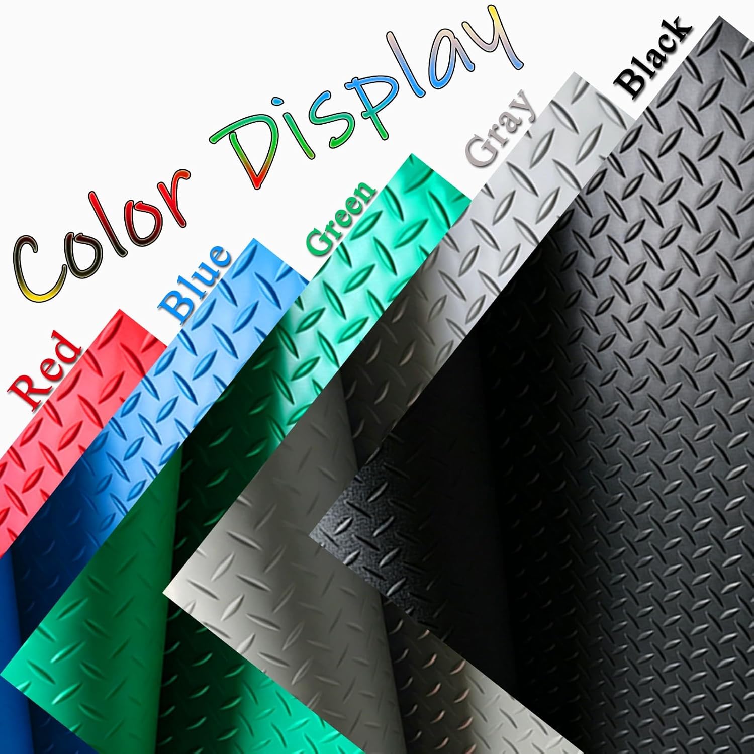 3.9x3.2FT-3.9x9.8FT-3.9x16.4FT-4.2x19.6FT-4.9x6.5FT, Slip-Resistant Protection for Garage, Waterproof Floor Protection, Durable, Non-Skid, for Workshop, RV(Green,1.2x1m/3.9x3.2ft)