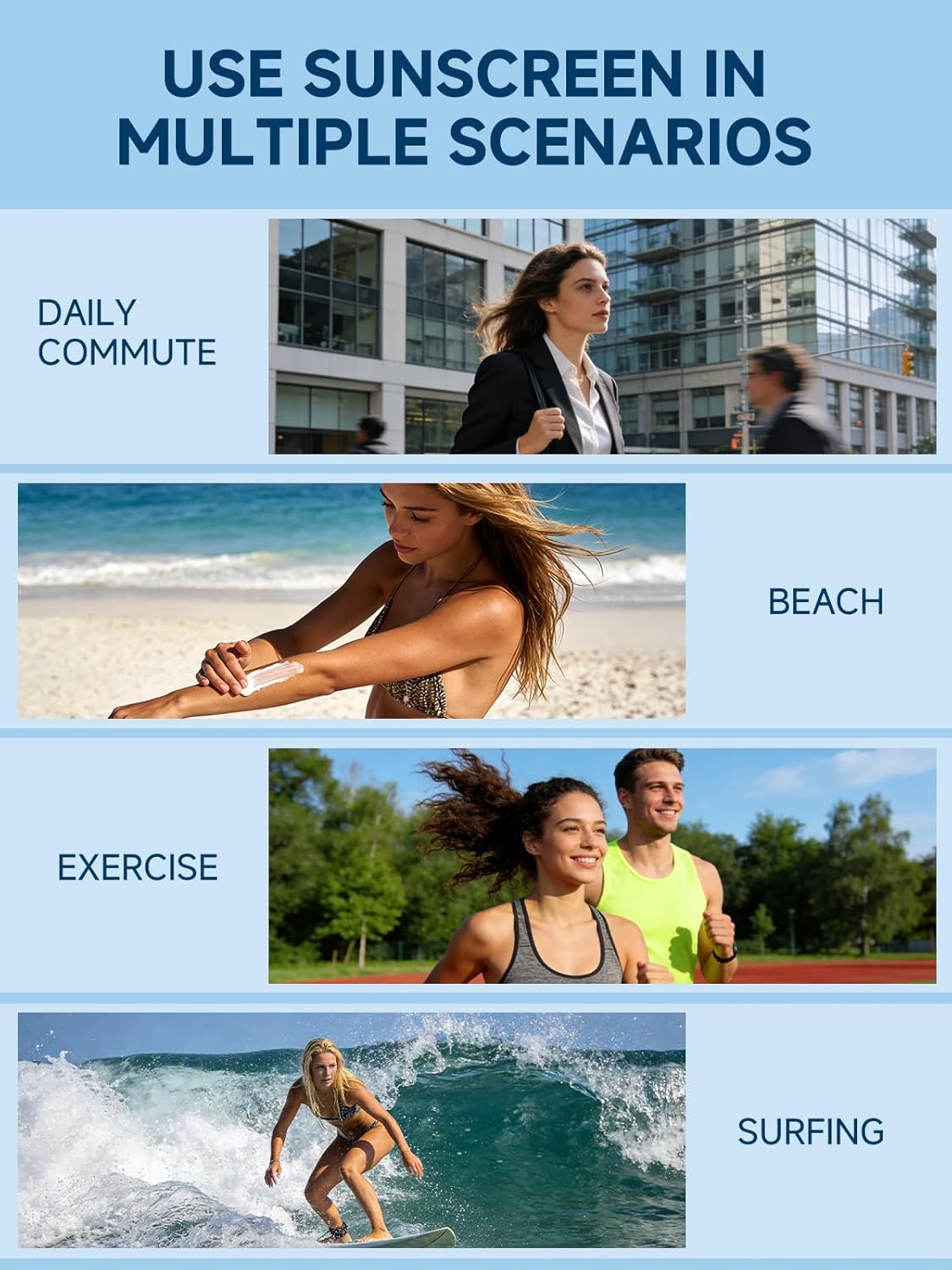 Tallow Sunscreen, Sunscreen for Face, Beef Tallow for Skin, Reef Safe Travel Sunblock Grass-Fed Natural for All Skin Type Deep Hydration Moisturizing Non Greasy Anti White Cast, 4 Packs