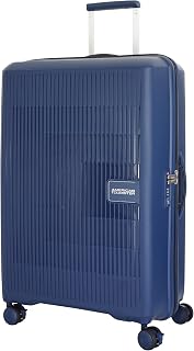 American Tourister Aerostep SL 77 CM 8 Wheel, Expander & Recessed TSA Lock Check-in Trolley Bag for Travel |Large PP Suitc... Price In India