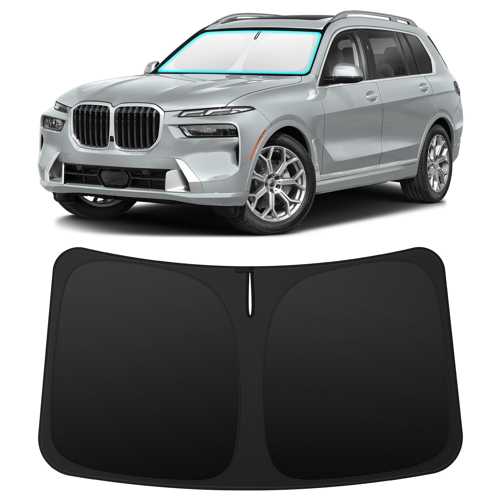 INSAUTO Custom Fit Windshield Sun Shade for BMW X7 2019-2027