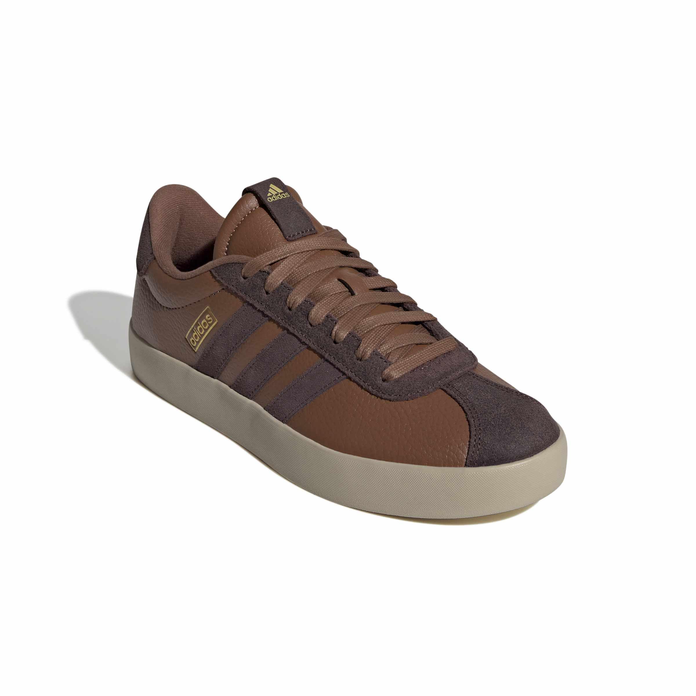 adidas Herren Vl Court 3.0 Shoes, preloved Brown/Shadow Brown/Gold met., 43 1/3 EU