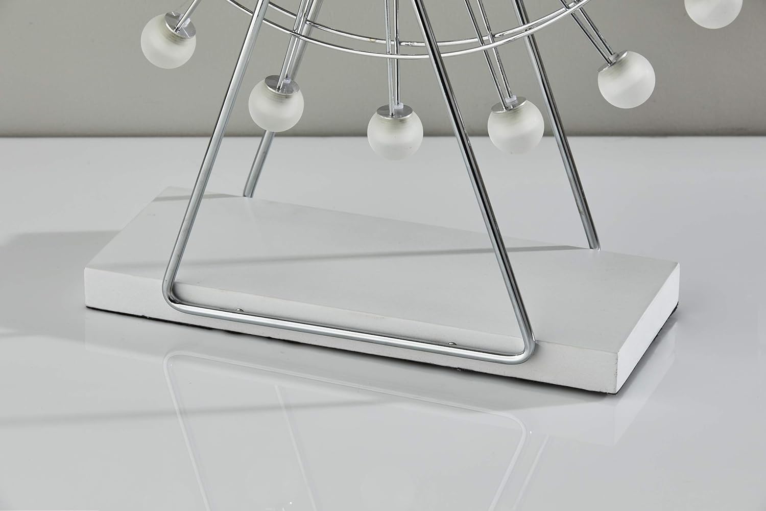 Adesso Home 2120-22 Transitional LED Table Lamp from Coney Collection in Chrome Finish, 5.25 inches, Large, Bronze