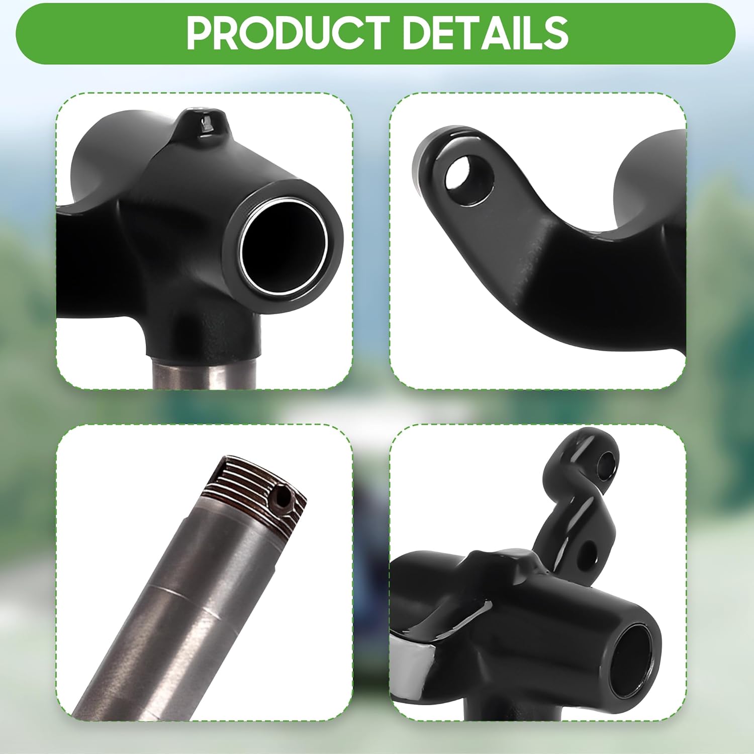 10L0L EZGO TXT Golf Cart Spindle Set - Pair of Left & Right Spindle Assemblies for 2001-Up Gas/Electric Models, Replaces OEM 70673-G02 & 70942-G02